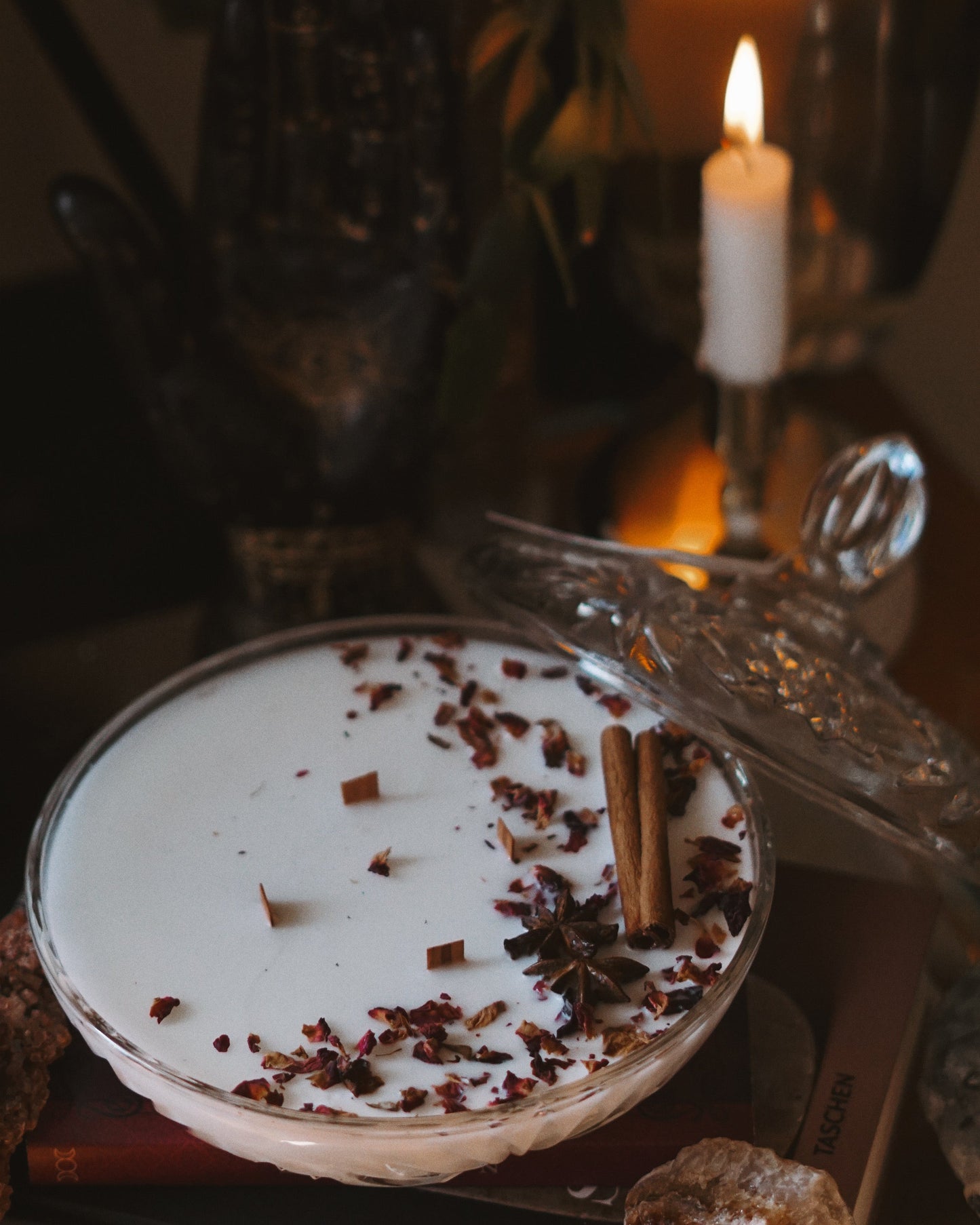 Eternal Bloom Crystal Candy Jar