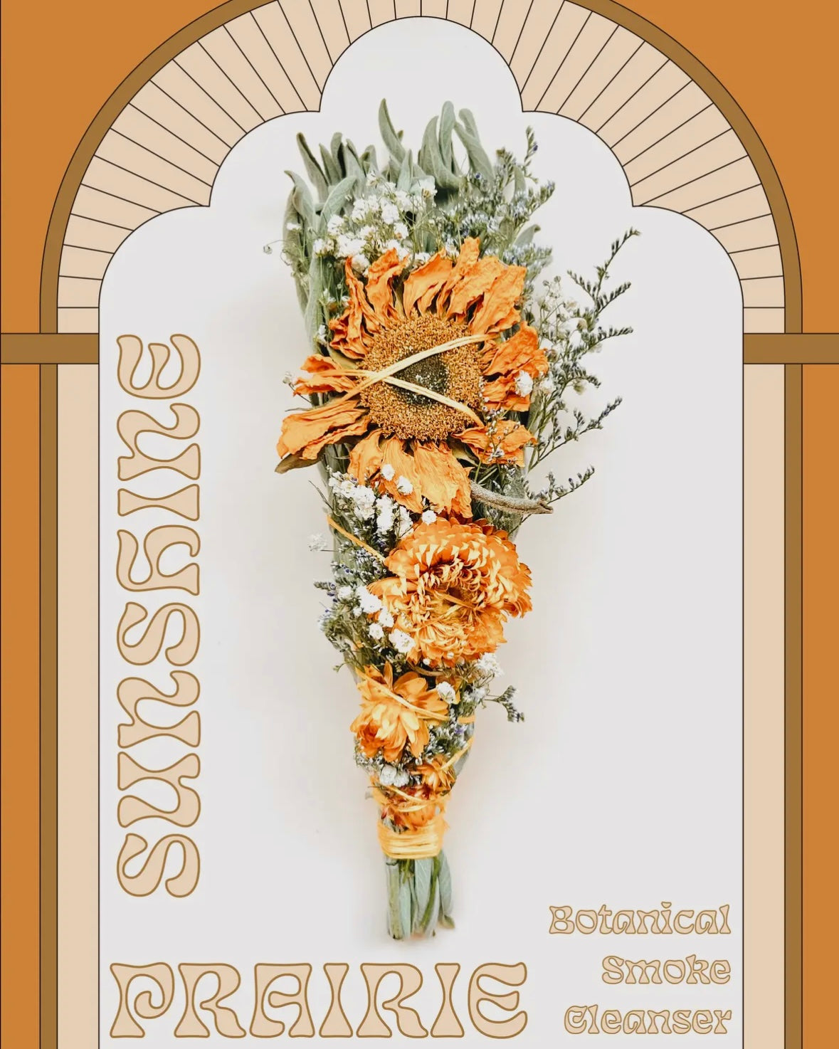 Sunshine Prairie Floral Sage Smudge Bundle