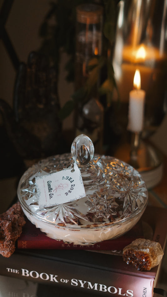 Eternal Bloom Crystal Candy Jar
